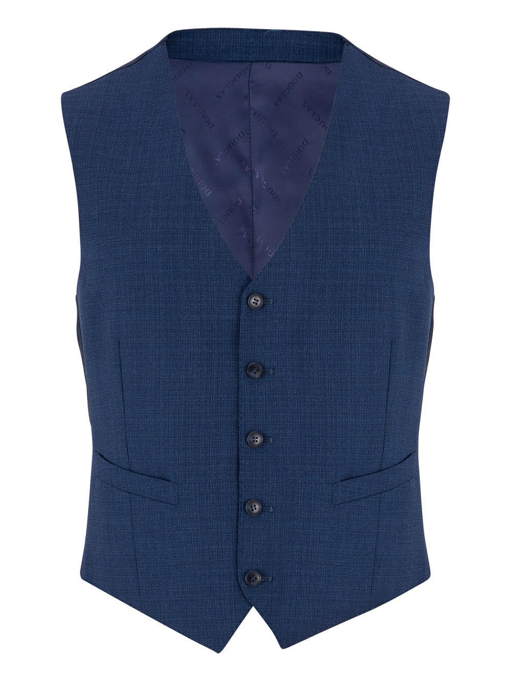 Douglas Blue Romelo Mix + Match Suit Waistcoat