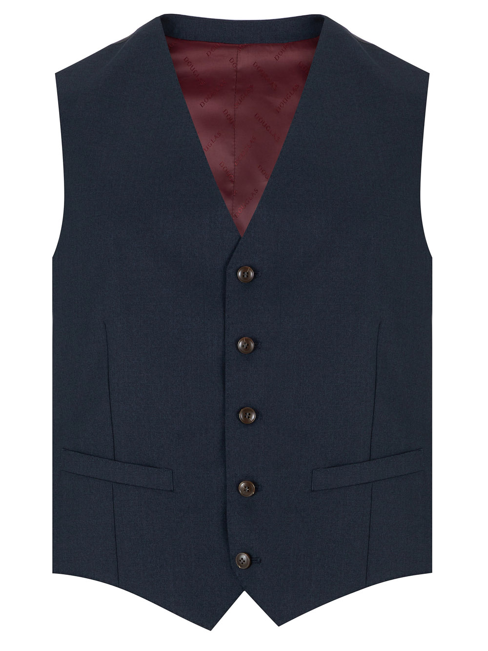 Douglas Dark Blue Valdino Mix + Match Suit Waistcoat