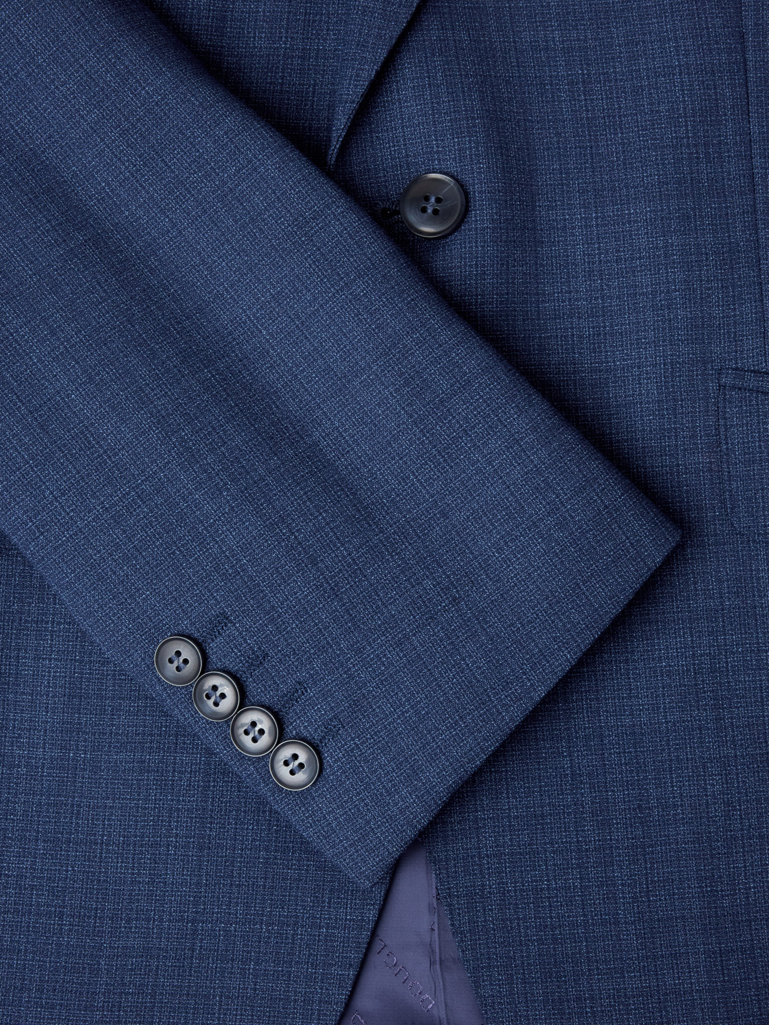 Blue Woven Douglas Textured Suit - Tom Murphy's Formal and Menswear